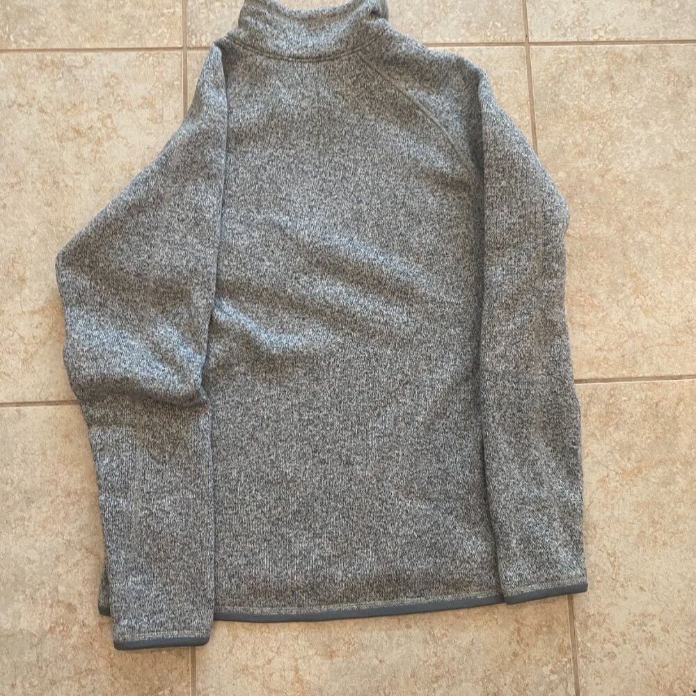 Gray Quarter Zip Pullover - image 2